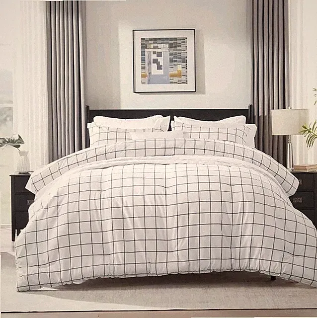 Comforter Set for Queen Size, All-Season Queen Down Alternative Quilted Comfo...