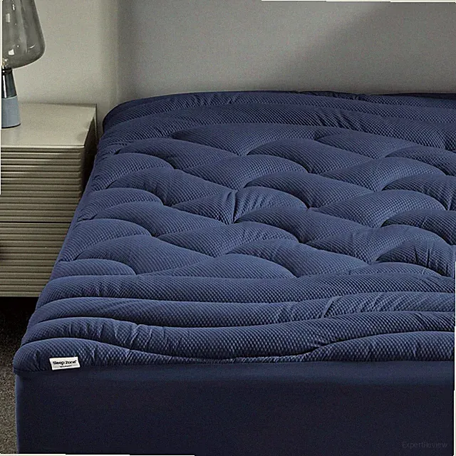 Cooling Mattress Pad Quilted Fitted Matress Topper Protector Cover Deep Pocket