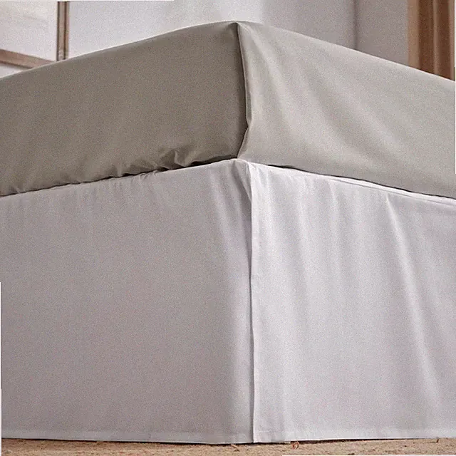 Pleated Bed Skirts Full Size, 15 inch Tailored Drop Easy Fit Bedskirt, Anti-S...