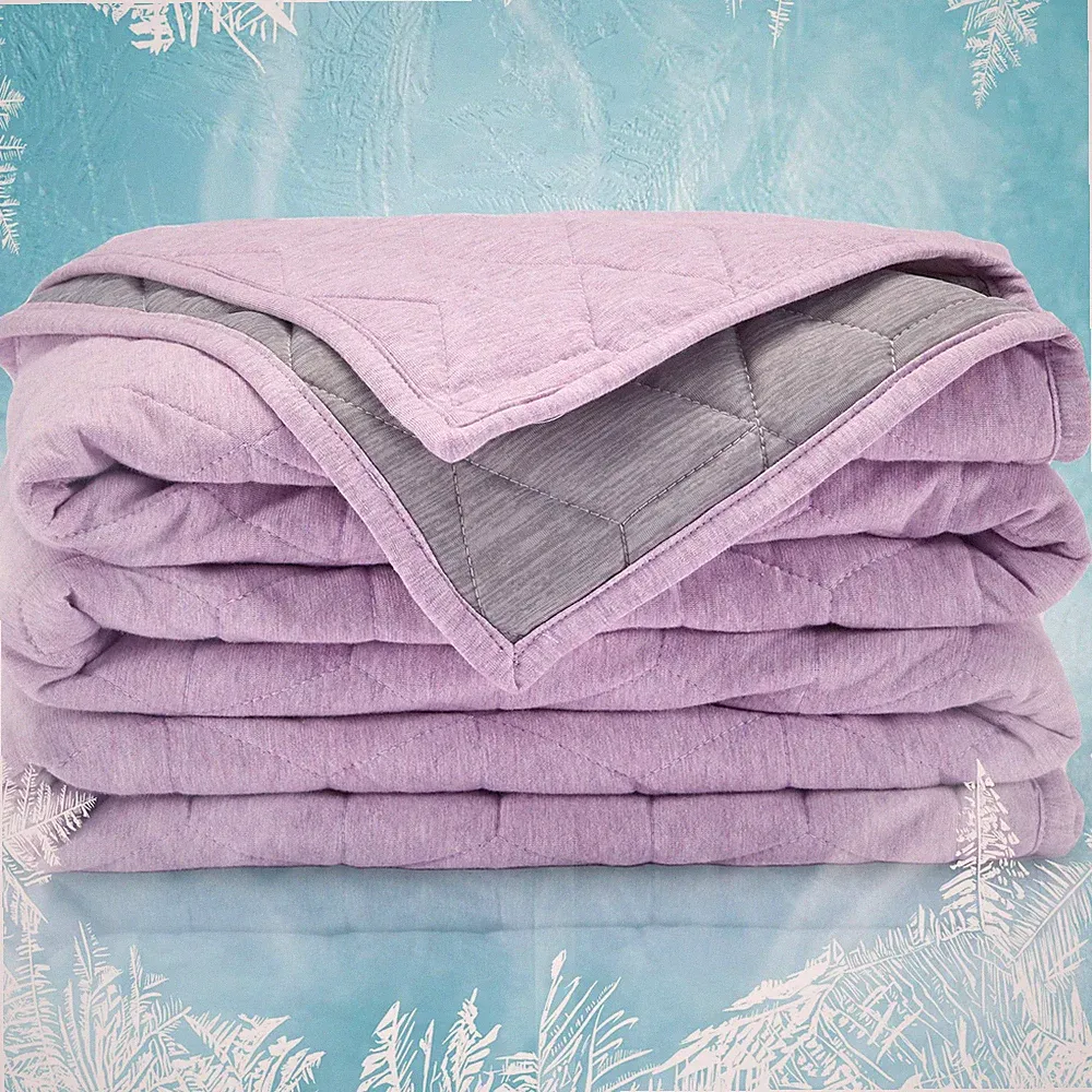 SLEEP ZONE Cooling Blanket for Hot Sleepers Throw Size (50x60 inches), Dual-S...
