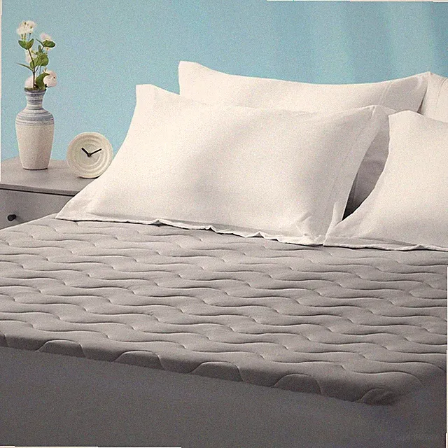 Sleep Zone Cooling Mattr Protector Twin, Waterproof Bedding Pad for Hot
