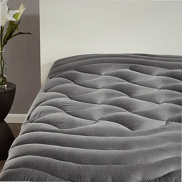 SLEEP ZONE Cooling Twin Mattress Topper for Single Bed, Premium Zoned Cool Mattr