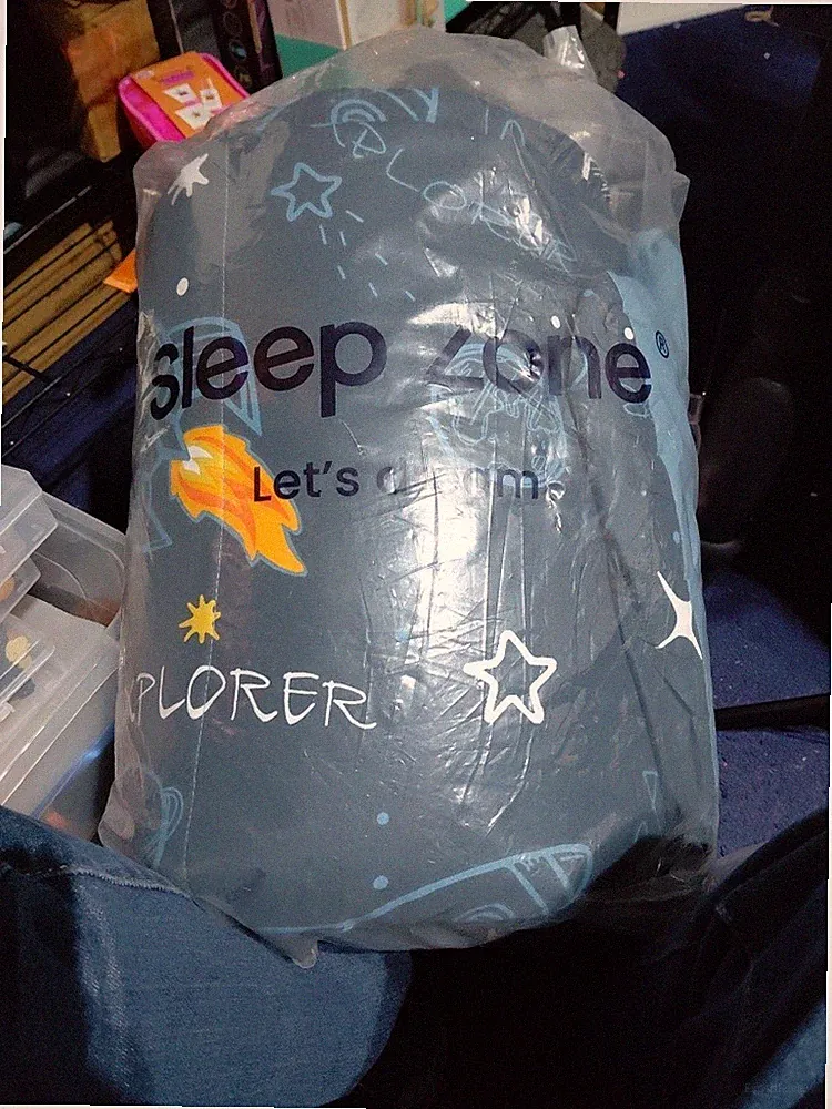 SLEEP ZONE Kids Bedding Full/Queen Bed in a Bag Set New Navy Space Explorer