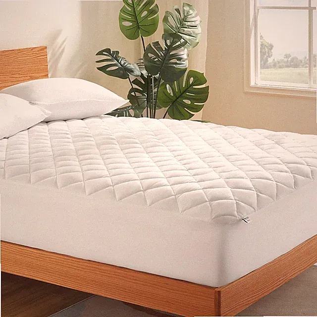 SLEEP ZONE Queen Mattress Pad Quilted Pillowtop Deep Pocket Cover (Queen)