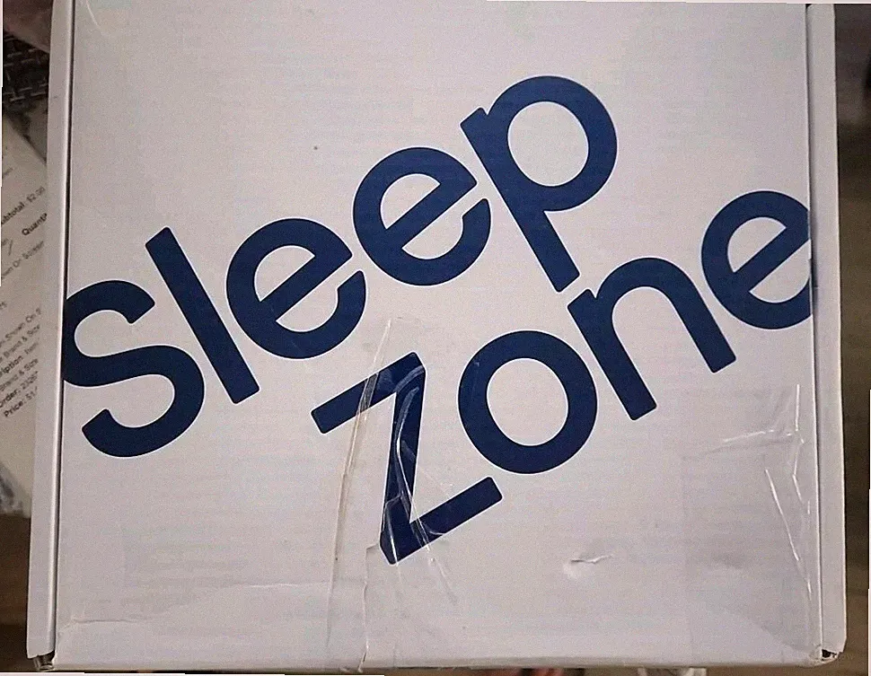 SLEEP ZONE Striped Cooling Queen Sheets Set 4 Piece Super Soft Fitted Flat NAVY