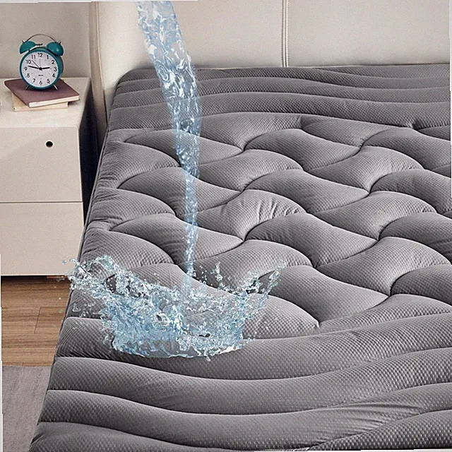 SLEEP ZONE Waterproof Mattress Pad Full, Breathable Mattress Topper Quilted F...